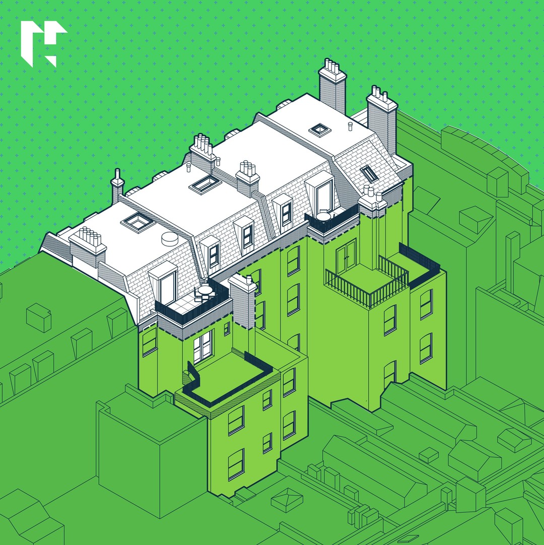 Marylebone roof works series. ⠀
No. 2, Marylebone High Street⠀
#urbansurgery #marylebone #architecture #coming2019 #penthouse