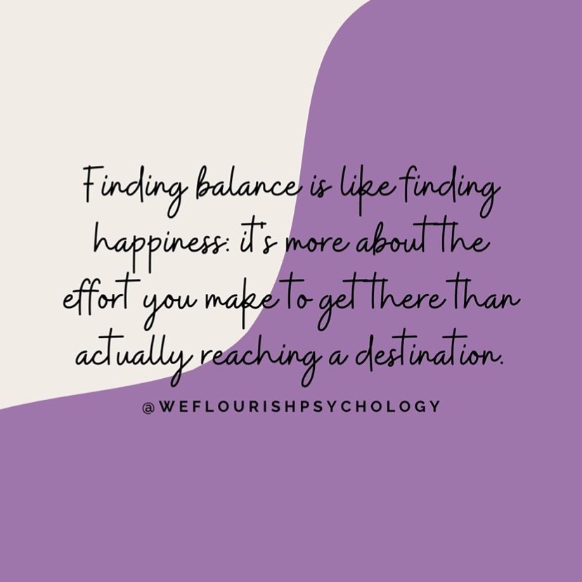 Repost from @weflourishpsychology
•
Balance is the new happiness! Every so many years there's a new standard by which we measure wellness and it seems that balance has become everyone's measuring stick.
But similarly to happiness, balance is not actually a destination. There isn't this point in time when you figure out the balance recipe in your life and once you've figured it out you're done. Rather, it's about increasing your awareness of when an imbalance has been created and learning what shifts you can make to get as close to center as possible. Sometimes you'll make it to center and sometimes your circumstances won't allow it, but it's the attempts to get there that have the biggest impact on your perspective and outlook.
Moral of the story: keep trying but don't get discouraged if you don't make it every time.
Happy Flourishing! 🌱
.
.
.
.
.
.
.
.
#balance #selflove #health #mindfulness #selfcare #wellness #anxiety #depression #recovery #mentalhealthawareness #love #happiness #motivation #healing #mentalillness #mentalhealthmatters #psychology #life #healthylifestyle #happy #healthyliving #meditation #wellbeing #positivity #inspiration #loveyourself #suicideprevention #lifestyle #therap #hope