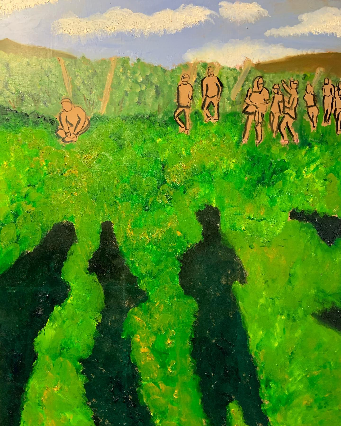 Oil on wood panel #oilpaintings #sketching