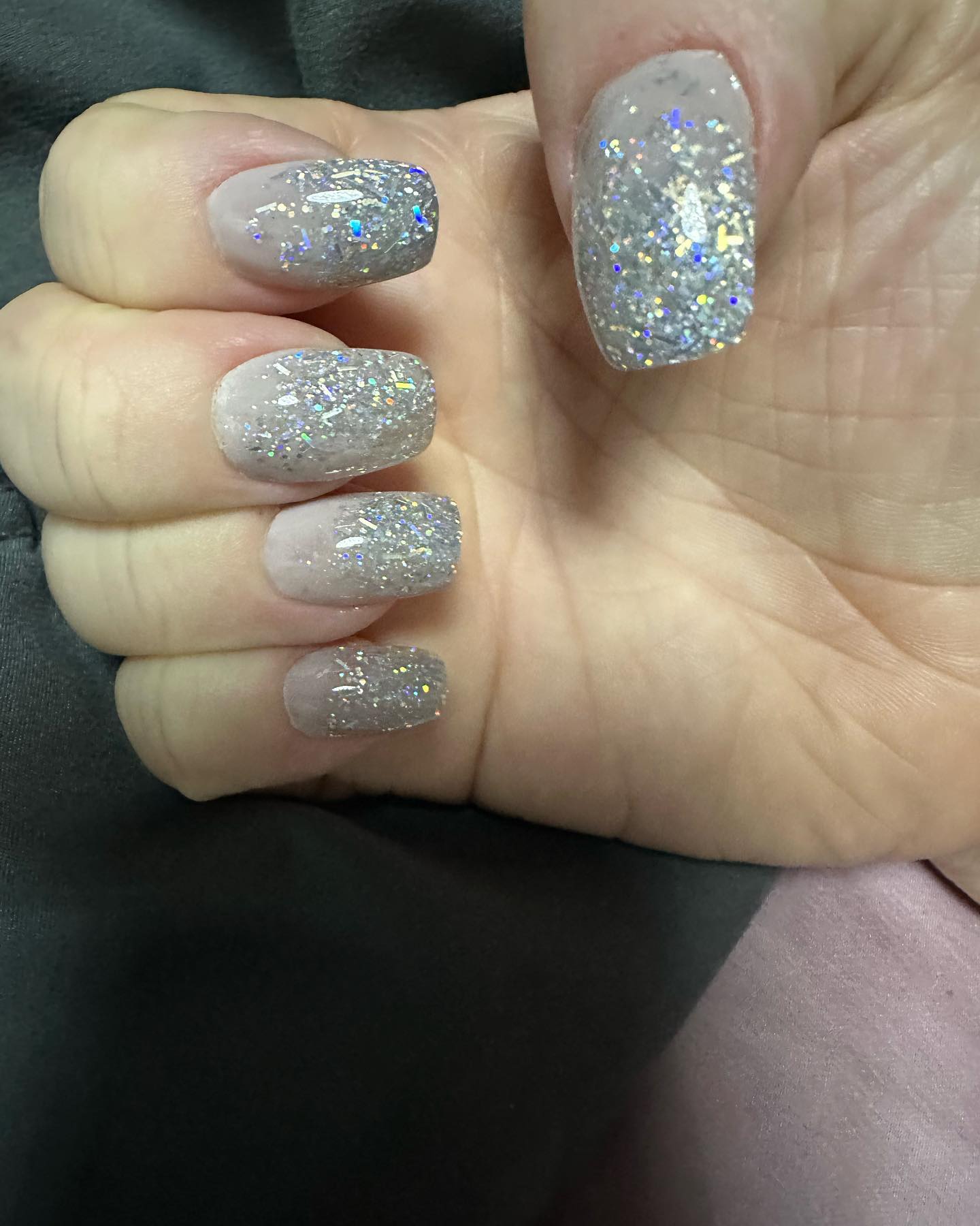 Love, love glitter! Those were from last month. I’m still working in a new set.