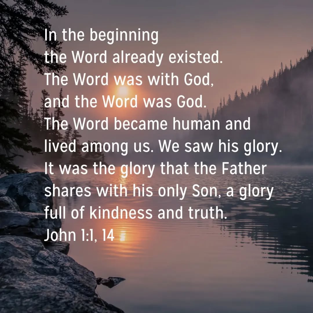 The Word of God, made flesh in Christ Jesus, existed since before the world began and will continue long after our earthly lives have ended. And yet his kindness, grace and truth we can share now and for eternity. Be blessed and receive. Share in God's love, the perfect love if a perfect Father and Son; you have that right. #wordofgod #jesuslovesyou