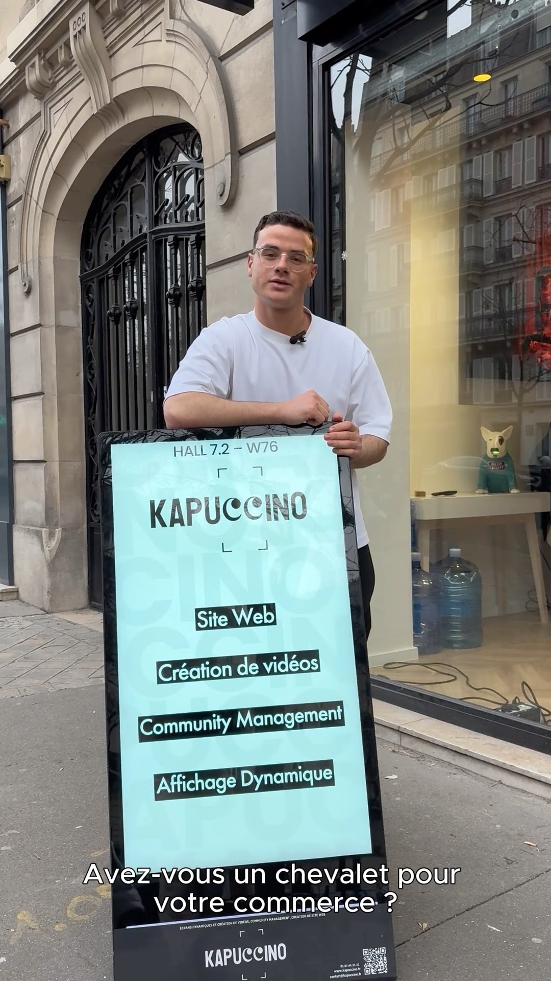 FOR SURE !
Nous, rater cette trend ? Jamais. 🤣
Et toi, rater l’opportunité d’avoir un écran digital dans ton commerce ?
👀👀👀
FOR SURE que non. 😎
📍 Agence : 150 avenue de Wagram, 75017 Paris
📞 Téléphone : 01 87 44 31 31
✉️ Mail : contact@kapuccino.fr
📎 Site web : www.kapuccino.fr
#forsure #forsuremacron #viral #trendviral #MarketingLocal #trends #Vitrine #Chevalet #Affichage #boutiqueonline #parisbusiness #CreationDeContenu #ReelsFrance