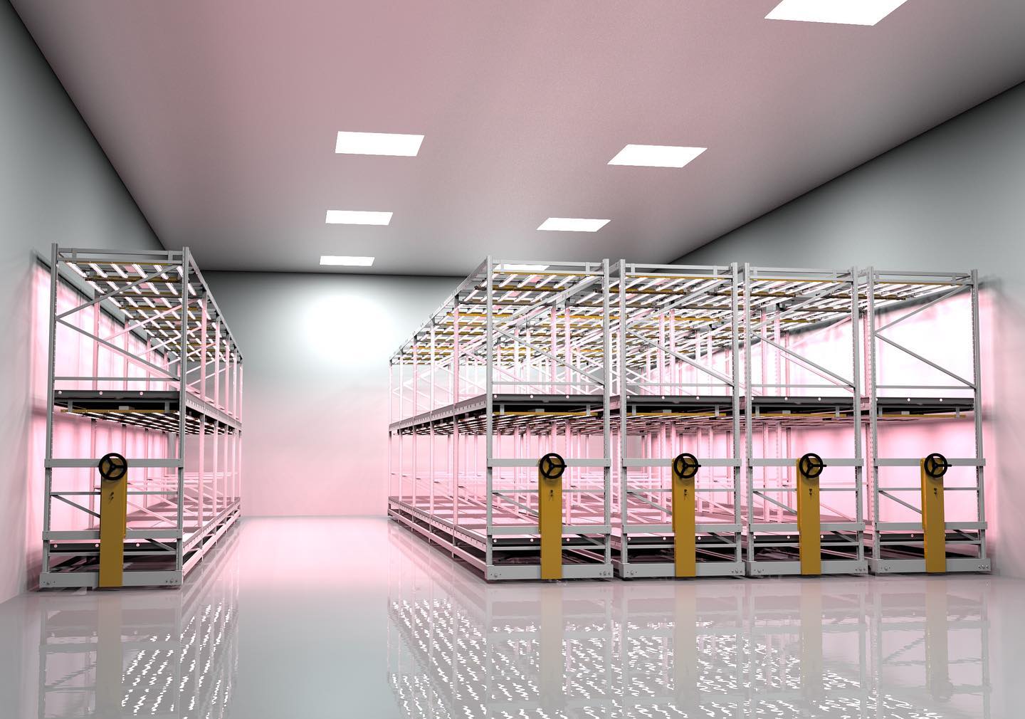 Mobile Vertical Grow Rack