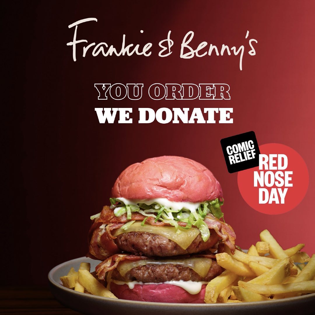 VARIOUS X @frankienbennys 🔴🍔
- An animated masterpiece showcasing their delicious, limited edition RED burger buns! 😍
#Various #FrankieAndBennys #ComicRelief #RedBurgerBuns #BurgersForACause #Foodie