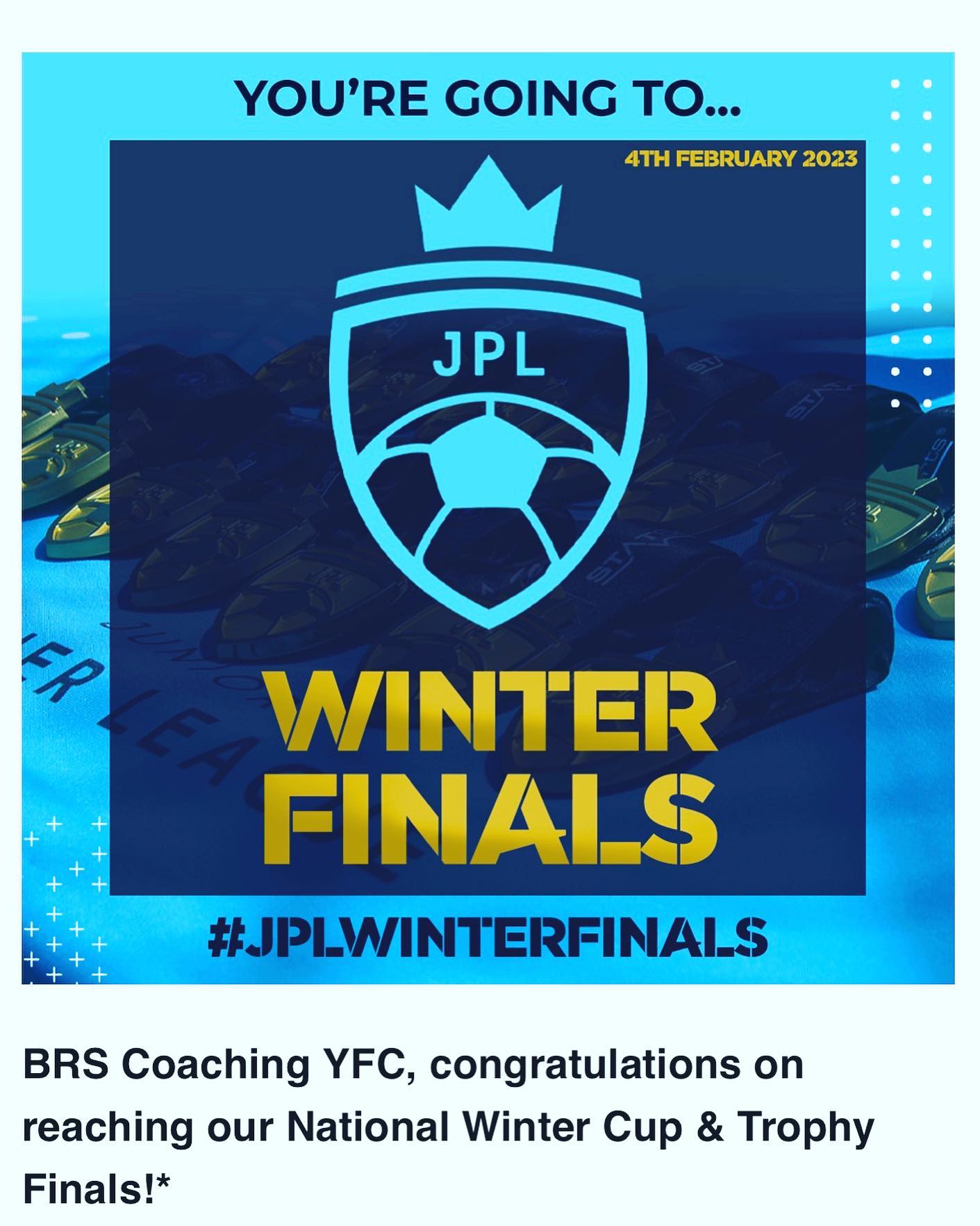 This coming weekend BRS u11 REDS
will be representing the South of England in the National finals. Janos and myself are so proud of our boyz for getting the is far
#lets do this ⚽️🏆