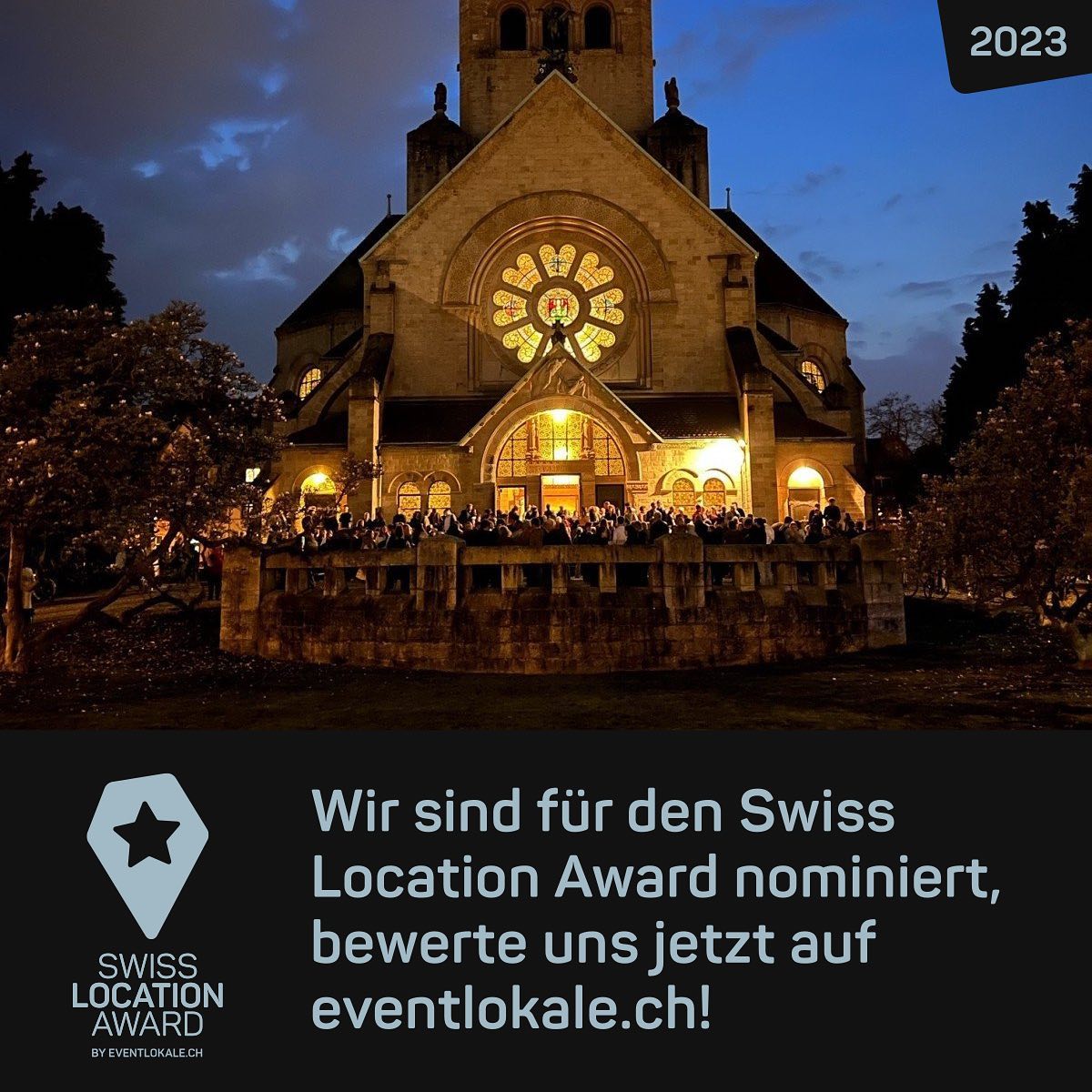 Wir sind für den #SwissLocationAward nominiert. Helft uns mit Euren Bewertungen für eine möglichst hohe Rangierung: https://eventlokale.ch/42113/sla
.
.
.
@eventlokale.ch #pauluskirche #pauluskirchebasel #kulturkirche #basel #switzerland #schweiz #sla23 #winningteam #award #preis #excellent #bestlocation #lovebasel #concerts #wedding #reception #dance #celebration #cafe #foodtruck