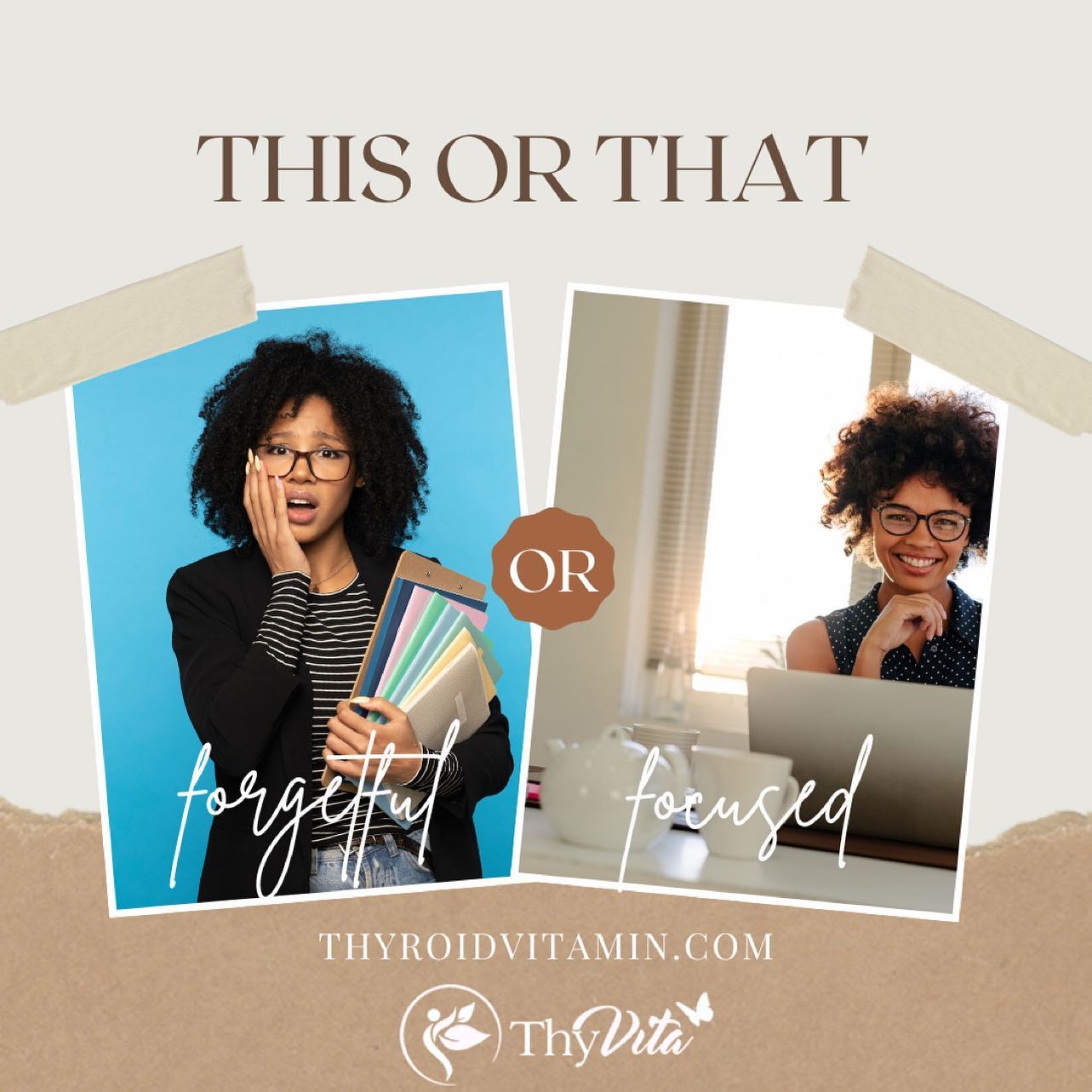 The number one support in thyroid treatment, with results you can FEEL. Which one would you prefer?
ThyroidVitamin.com
##Everyone #Thyroid #Thyroid Support #ThyroidCancer #LifeAfterThyroidectomy #WomensHealth #MensHealth #thyvita #thy