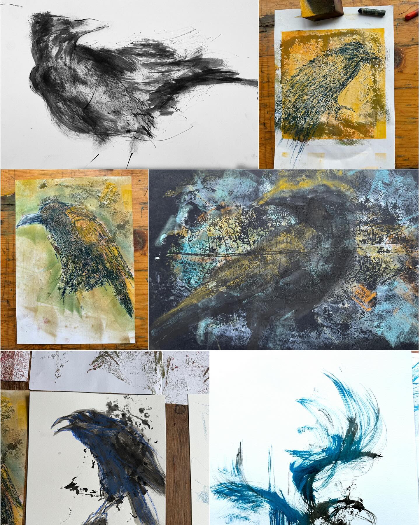 “Your birds aren’t sentimental in the least.” . . . The compliment I was fishing for.
Drawing with @LauraMcKendry_art this week in London.
#LondonCrows #crowportrait #crowpersonality
#individualsmatter #crowdrawing #wildlifeportraits