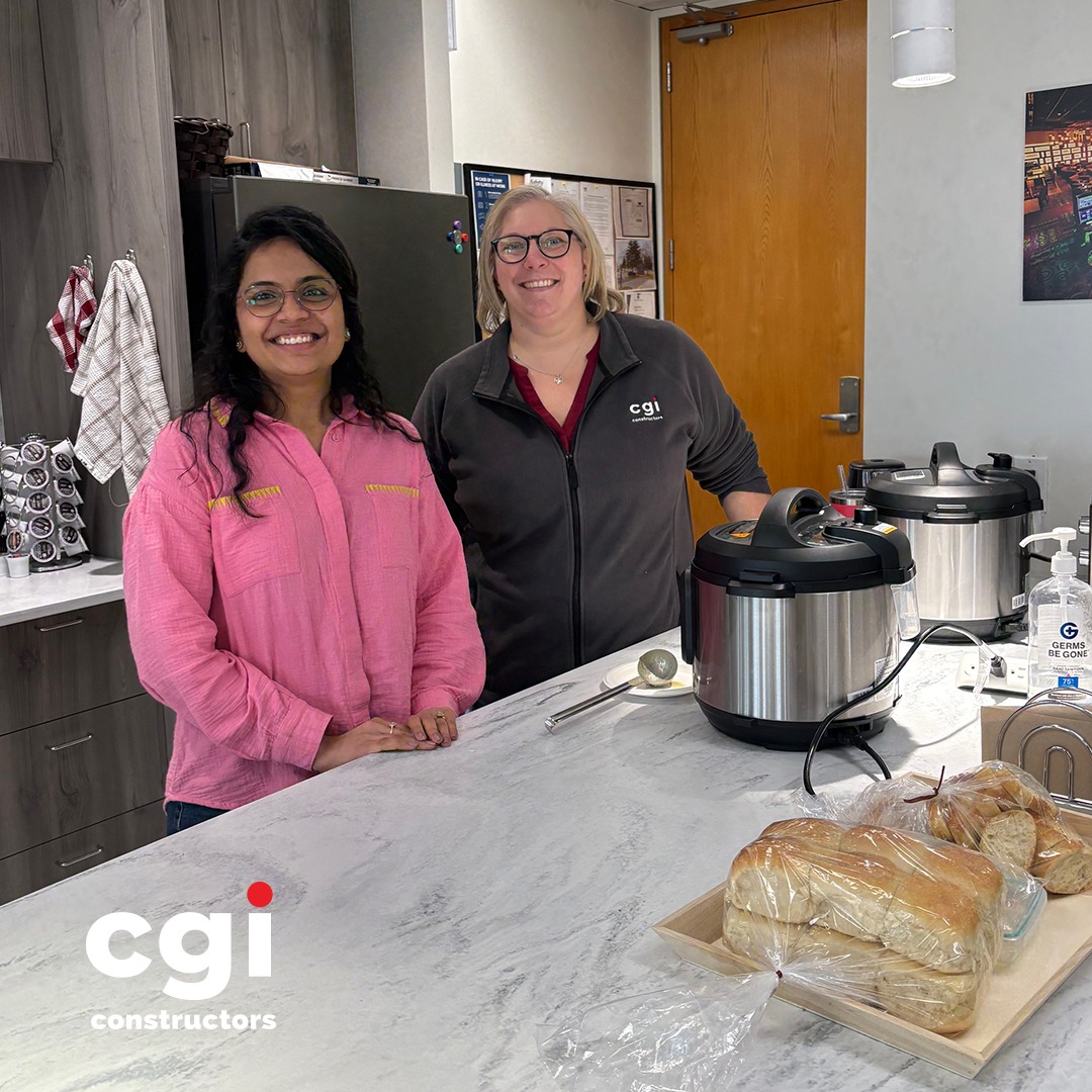 Building great projects—and warming up with great soup. Huge thanks to Ulupi and Meredith for the incredible Broccoli Almond Soup and Lemon Chicken Orzo Soup! Winter lunches at our Toronto office. ❄️🥣
#CGIConstructors #TeamBuilding