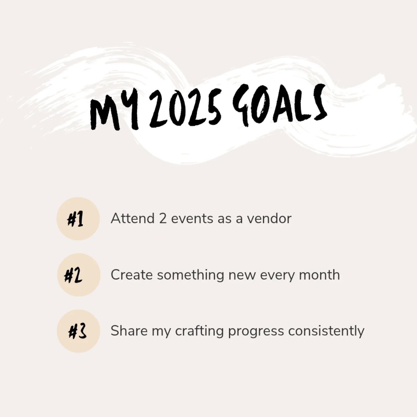 What's your 2025 goal?
It's been a while, and I'm slowly getting back in the groove of crafting and posting after a hectic second half of 2024. Thanks for your patience y'all, and Happy New Year! 🎉