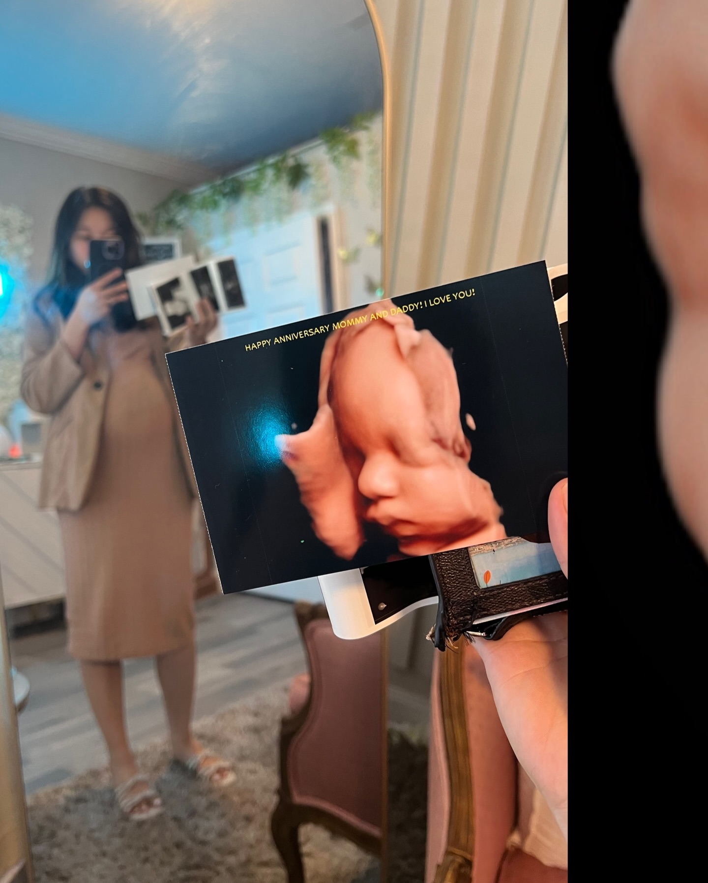 from ultrasound to arms ; the best feeling in the whole world is this right here 🥹 thank you for sharing these mama & welcome to motherhood ❤️