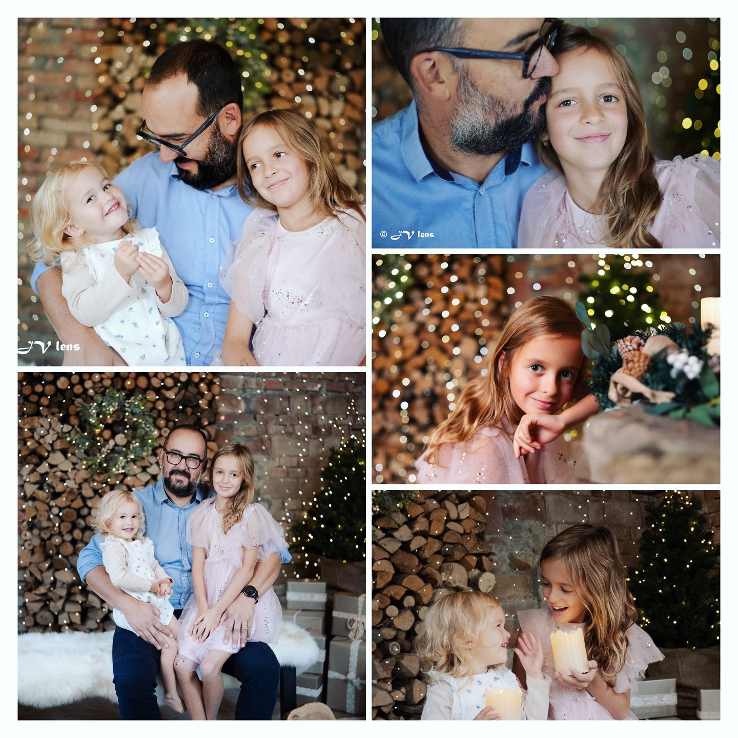 Vánoční focení v rustikální scéně. Vaše rodinné fotografie jsou skvělý dárek pro babičky a dědečky a také na PFka!