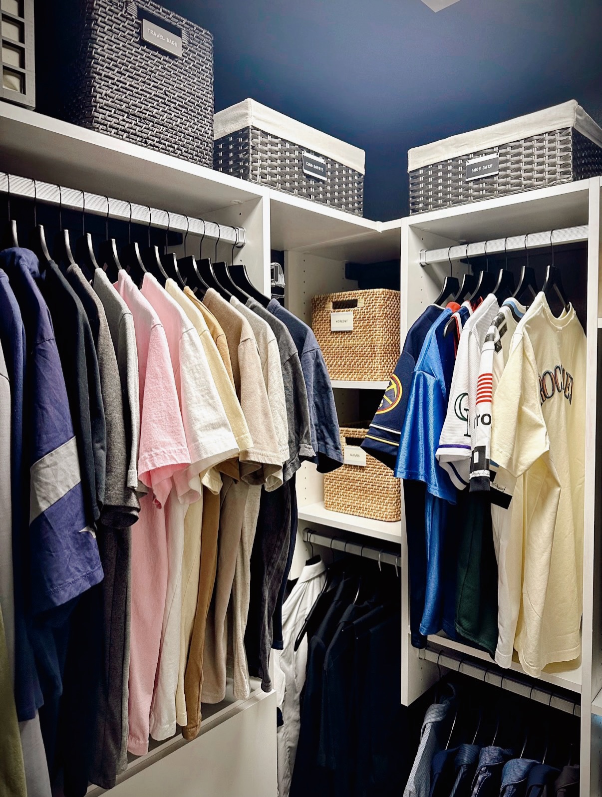 A closet designed with intention.
From custom systems and elevated lighting to wallpaper, paint, and one-of-a-kind build-outs, The System Squad redefines how your space works for you!
#luxuryorganization #homeorganization #closetinspo #closetorganizers #closetorganization