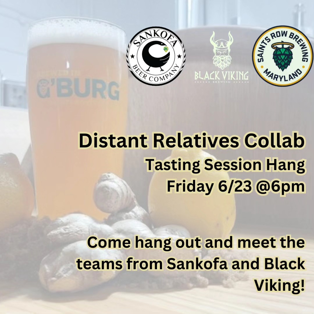 Join Us This Evening at @saintsrowbrewing! This is the first beer in a new series we'll be calling "Distant Relatives". Distant Relatives is a series of collaborations we will be doing to celebrate the differences between cultures while highlighting what makes us similar. This beer - Distant Relatives: Rio Dulce (Sweet River) is named after the river of the same name in Guatemala, and pays homage to the Garifuna people who predominantly inhabit the town of Livingstone where the river meets the ocean.