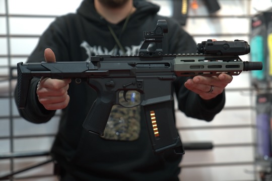 SHOT SHOW 2026 PHOTO RECAP // FEATURING NEW PTS DROPS & MAWL RELEASE DATE 🔥
From official licenses to next-level performance parts — we came to @shotshow ready and loaded 🚀
➡️ Q Honey Badger — Officially Licensed AEG Blowback
The first ever officially licensed @unpossible_by_q Honey Badger electric blowback rifle, built on the Tokyo Marui NGRS system. Iconic Q design paired with smooth recoil and proven TM performance — a true modern PDW brought to airsoft.
➡️ FLUX Raider X (SIG M17 / M18 Compatible)
Fully licensed FLUX chassis system featuring a collapsible pistol brace, dual magazine release, and compatibility with the SIG M17 & M18. An upcoming SBR stock and additional modular upgrades are on the way @fluxdefense
➡️ KILLER Innovations Comp & Slide Sets
Officially licensed @killerinnovations slide and compensator sets from PTS, CNC-machined and available in multiple colorways to elevate both performance and aesthetics.
➡️ PTS MAWL — Licensed from B.E. Meyers
The long-awaited PTS MAWL is finally coming. Officially licensed from @bemeyers and scheduled to release May 2026, bringing authentic styling and premium realism to your build.
➡️ ZEV RAMJET for PTS ZEV OZ9 Pistols
A full-steel barrel upgrade and compensator system for the PTS @zevtech OZ9 series — engineered for durability, realism, and performance.
➡️ New Realistic AK Magazine
A brand-new AK mag featuring a brown, weathered exterior with reliable EPM internals. The version shown is a model — final production mags will feature a refined woodgrain finish for maximum realism.
👉 Want release dates and drop details first?
Subscribe to the PTS Newsletter and visit our LINK IN BIO for additional information.
📸: @6mmwarnerd
#PTSSyndicate #SHOTShow2026 #MAWL #QHoneyBadger