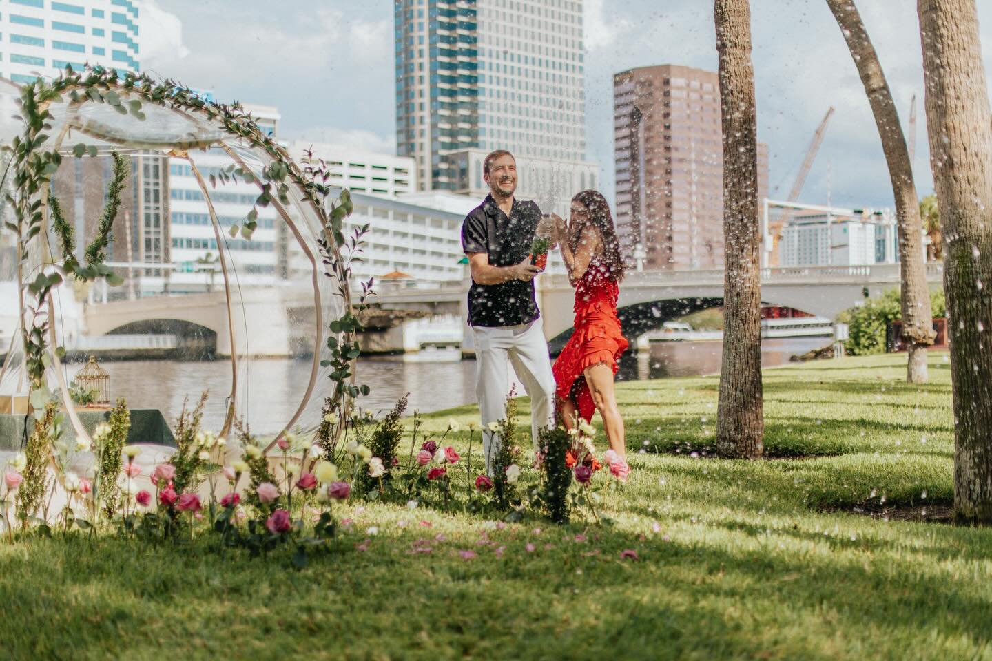 Forever starts with a pop 🍾🥂