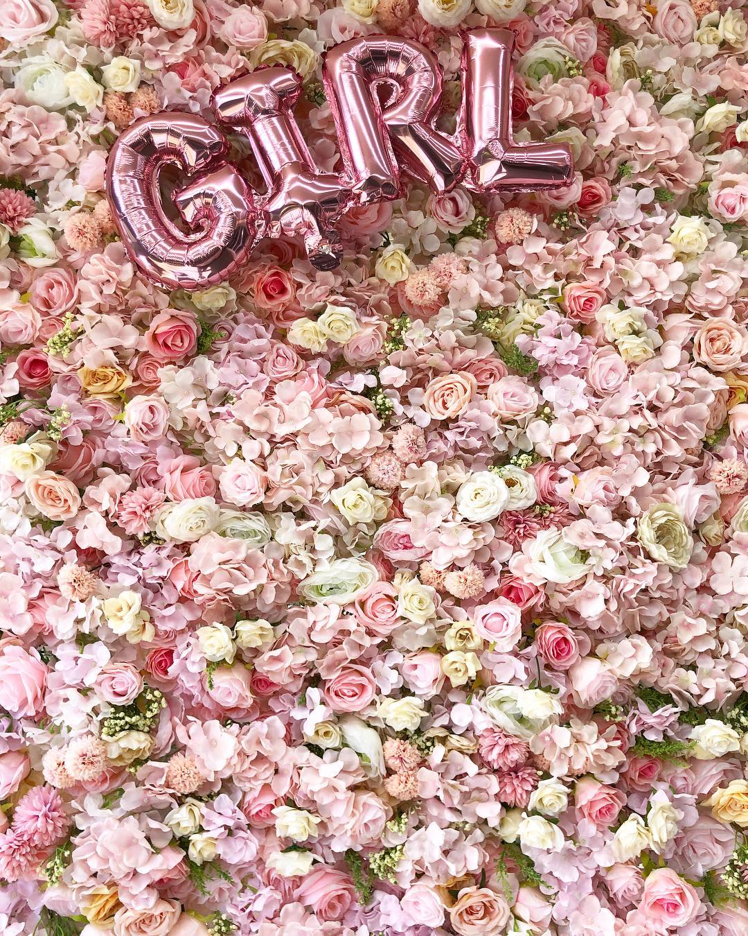 Our Pink Blossom flower wall for a baby shower over the weekend 🌸#openairphotoboothau #sydneyflowerwall #sydneyphotobooth #flowerwallbackdrop #babyshowerinspo