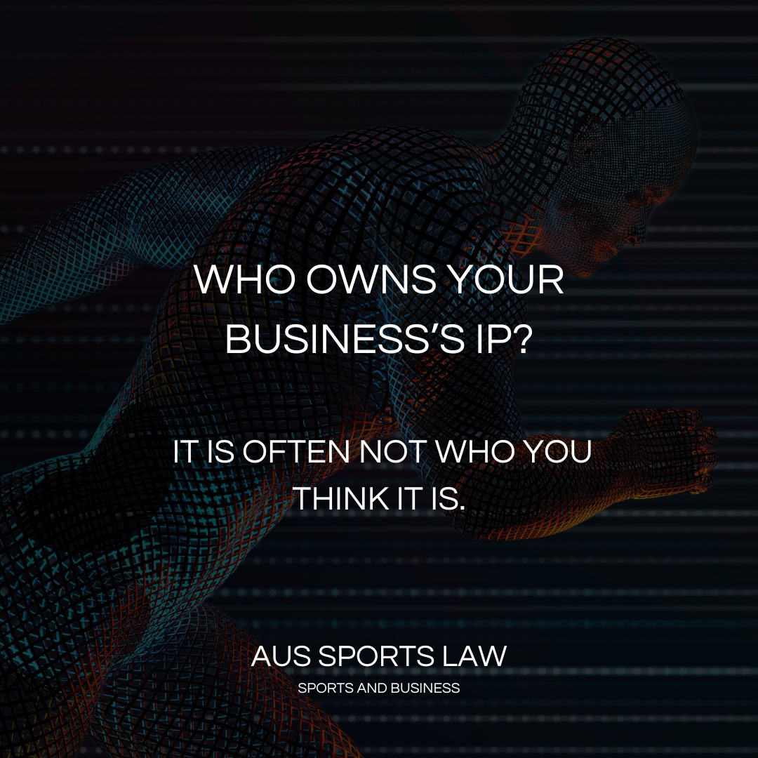 In a sporting business, IP is usually the brand, the content, the tech, the program or the product design.
Common issues we see:
⢠the founder holds the IP in their own name;
⢠software was developed in a related or unrelated company;
⢠contractors did the work but nothing was ever formally assigned.
None of this usually affects day-to-day trading.
The issue is where the value actually sits for investment, growth, and asset protection.
If the IP isnât owned in the right place, itâs harder to invest in, harder to sell, and harder to protect when things change.