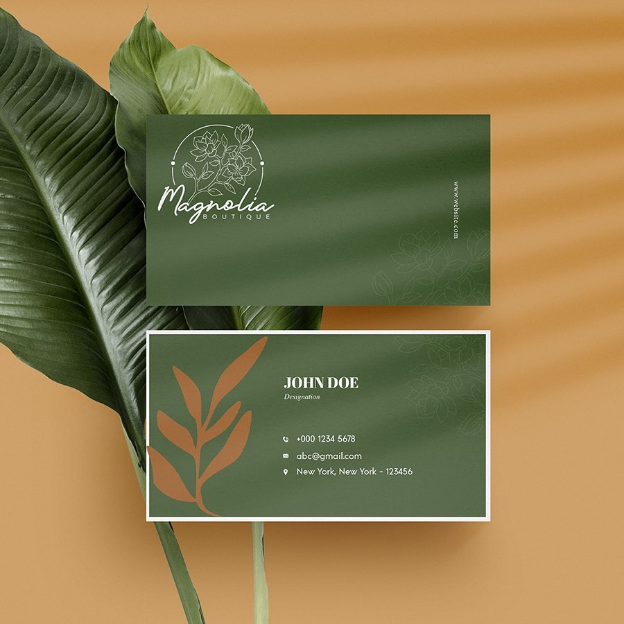 𝐌𝐚𝐠𝐧𝐨𝐥𝐢𝐚.
A magnolia often symbolizes Yin, or the feminine side of life. Did this business card keeping in mind that the design needs to be subtle. Used calming colors and minimal design and kept it simple.
Let me know what y’all think!
.
.
.
.
.
.
.
Business card created for a boutique.
.
.
.
.
.
.
.
#businesscards #businesscard #businesscarddesign #card #logo #logodesigner #advertising #branding #graphicdesign #graphicdesigner #illustration #designer #creative #logodesigns #logoinspiration #logos #boutique #art #indianbrand #brandlogo #bangaloredesigner #indiandesigners #igdaily #instadaily #instagood #artistsoninstagram #logodesigns #logotype #portfolio #behance #dribbble .