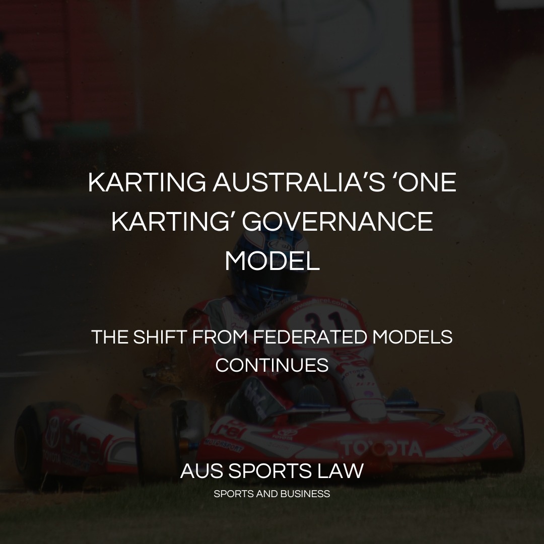 Karting Australia's recent announcement of its intention move to the One Karting model is another example of sport governance catching up with reality.
Traditional federated structures often slow decisions, duplicate effort, and make national consistency hard. Karting is addressing that head on. Cycling has already done it through AusCycling, streamlining governance to reduce friction and improve alignment.
This shift has been openly backed at a system level. Kieren Perkins has warned that sports that fail to modernise their governance risk drifting into irrelevance. The message is blunt = If structures cannot support participation, safety, performance, and commercial outcomes, the sport gets left behind.
More NSOs will face this choice.
Practical takeaway for NSOs:
1. Figure out which governance structure actually works for your sport;
2. Get the language right so stakeholders understand what is changing and why;
3. Then execute in a way that matches that message.
This is much easier said than done, and the right people must be selected to undertake the arduous task of implementing a nationwide shift in governance.