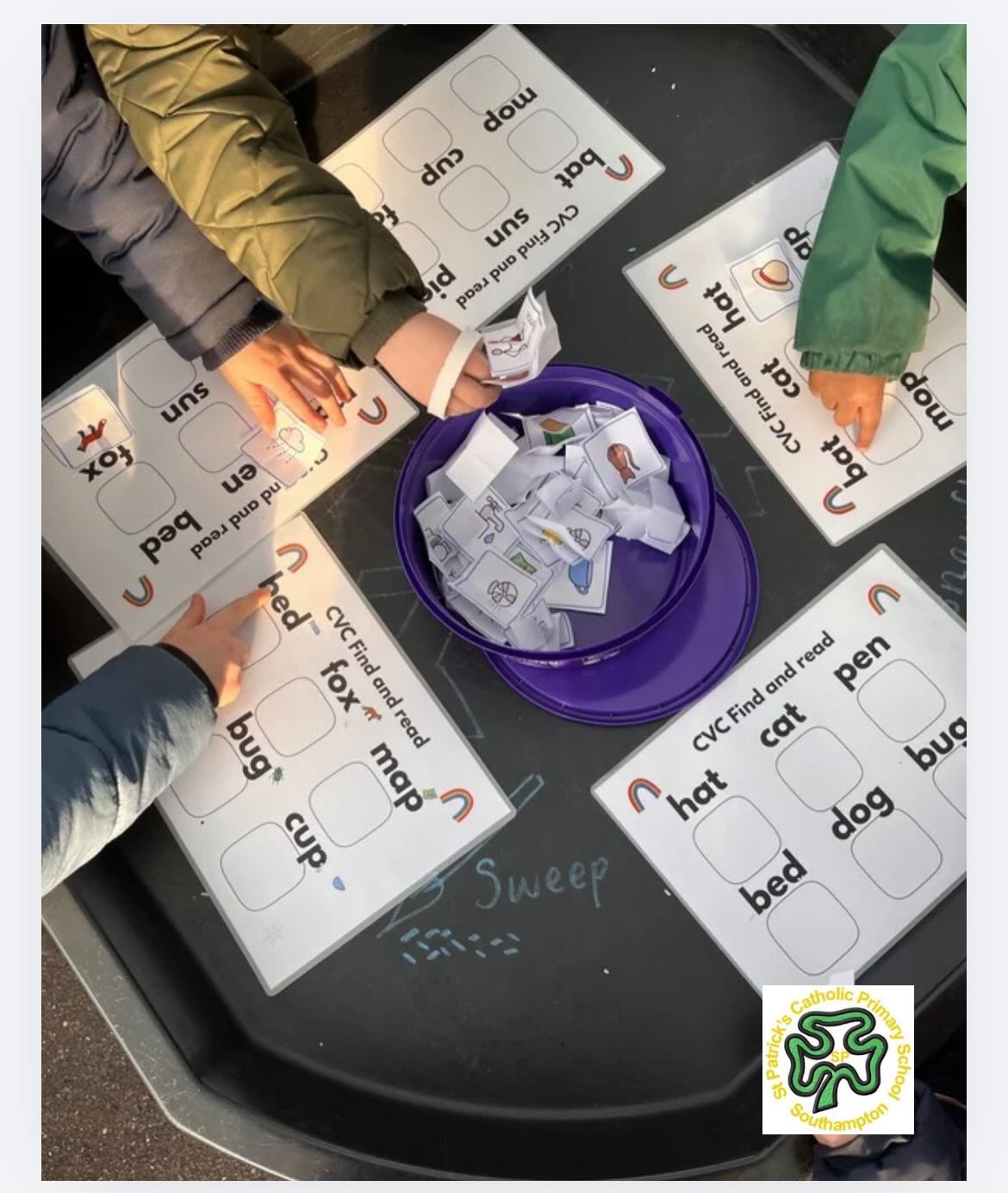 F O U N D A T I O N F R I D A Y ~ This week in Foundation, pupils have been playing bingo, designing and creating their own junk models, exploring 6,7 and 8 with numicon and playdough & showing off their independent writing skills.