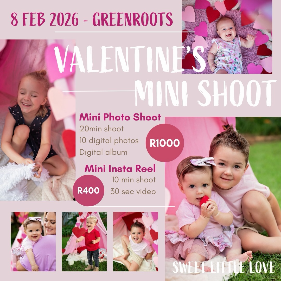 Valentine’s Day is around the corner! Grab your little loves and come for a quick and fun loved themed shoot 🥰😍
Sunday 8th of February (afternoon).
Details on image - or send us a DM!
@littlebrightfox