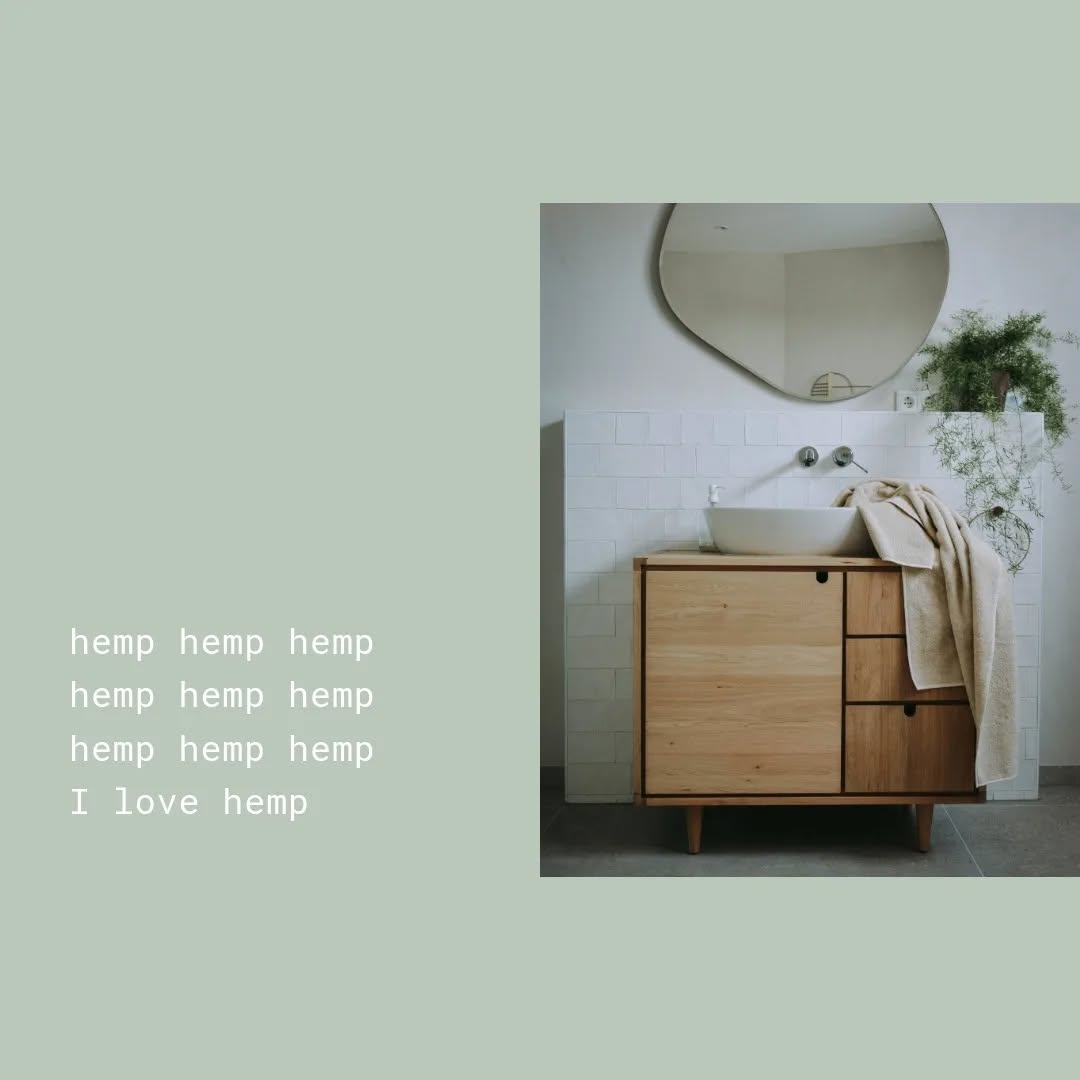 Liebt ihr Hanftextilien auch so wie wir?🥰
.
.
#hanftextilien #hemphearts #hemptextiles #handtücher #towels #natural #naturfaser #badezimmer #bathroomgoals #nachhaltigkeit #hemphome #sustainablefashion #sustainability #nanoa #livewithnature #onlineshop