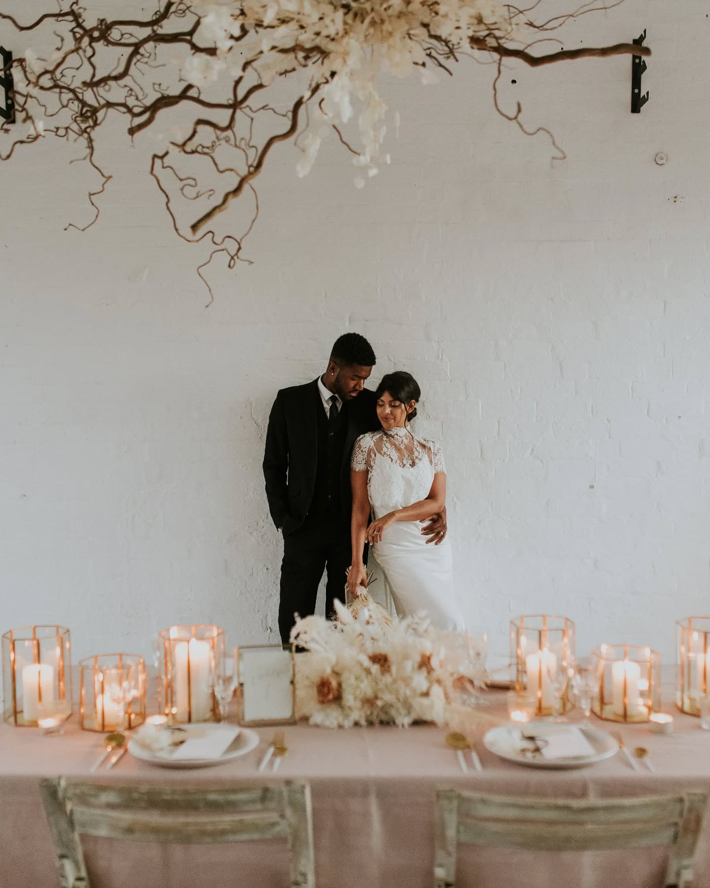 Candlelight season ✨️
If you're getting married at this time of year, go heavy on the candles, you won't regret it.
Photography @amifordweddings
Venue @thepigeonloftstudio
Styling @twoeightoneltd
Florals @_everwild
Hair @hairandmakeupbysaskia
Models @matthewjanedavis
#twoeightone #autumnwedding #winterwedding #blushandgoldwedding #candlelight #weddingstyling #eastmidlandsweddingsupplier
