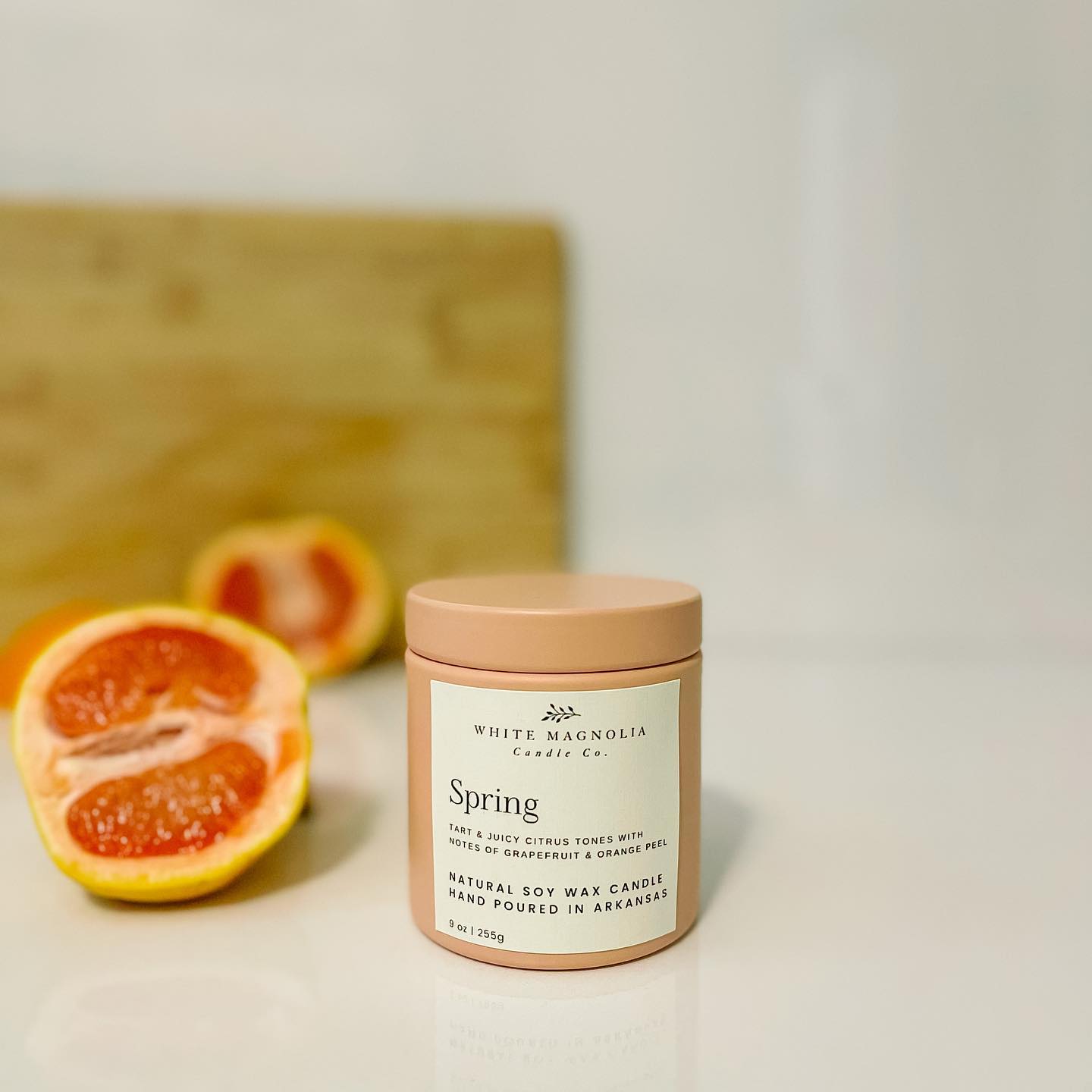 Spring Scented Soy Candle
tart & juicy citrus notes of grapefruit & orange peel
Available March 1 💐
www.whitemagnoliacandlecompany.com
#soycandles #soywaxcandles #naturalsoywax #masonjar #luxury #soybeans #farmhousecandles #candles #homemade #madewithlove #arkansas #masonjar #homedecor #springcandles #spring