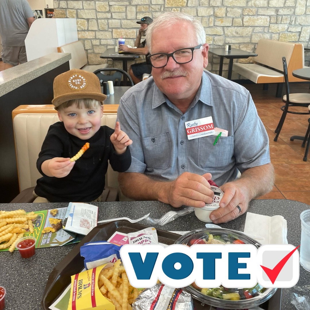 ☝️ “Grandpa is #1 in my book!!”
Remember to vote Rusty Grissom for Cleveland County Commissioner, District 3!
.
.
.
Visit my website for more info! www.VoteRustyGrissom.com
📞 405-872-9584
📫 Please send contributions to:
P.O. Box 1100
Noble, OK 73068
.
.
.
#voterustyrissom #yourvotematters #familymatters #clevelandcountycommissioner #votevotevote