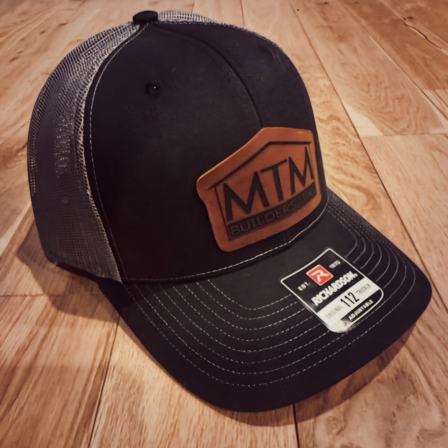 New logo hat for local business. #customleathersplus