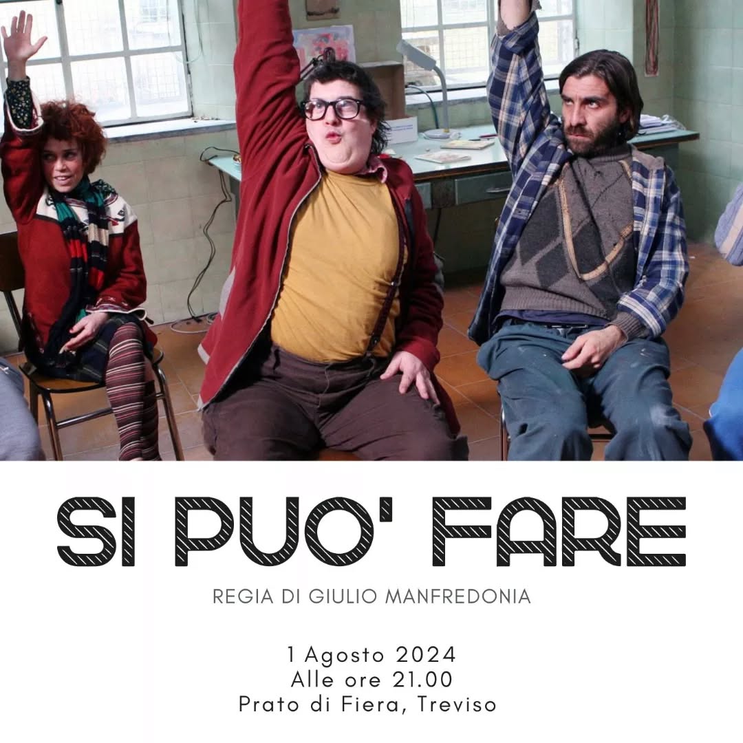 🎬 Giovedì 1° agosto, al CINECIRCO di Prato in Fiera, proiezione all'aperto di “𝐒𝐢 𝐩𝐮𝐨̀ 𝐟𝐚𝐫𝐞” (USA 2008, 110’) di 𝐆𝐢𝐮𝐥𝐢𝐨 𝐌𝐚𝐧𝐟𝐫𝐞𝐝𝐨𝐧𝐢𝐚, una commedia umana dalla struttura ariosa, sincera, che diverte e fa riflettere, ispirata alle incredibili store vere delle cooperative nate per dare lavoro ai pazienti dimessi dai manicomi in seguito alla legge Basaglia.
🎬 CINECIRCO!!
dalle 19:00 paninonto con foodtruck di Osteria Canova
alle 21:15 inizio proiezione con gli amici di Cineforum Labirinto
Prenotazioni aperte qui:
https://www.pratoinfiera.it/event-list