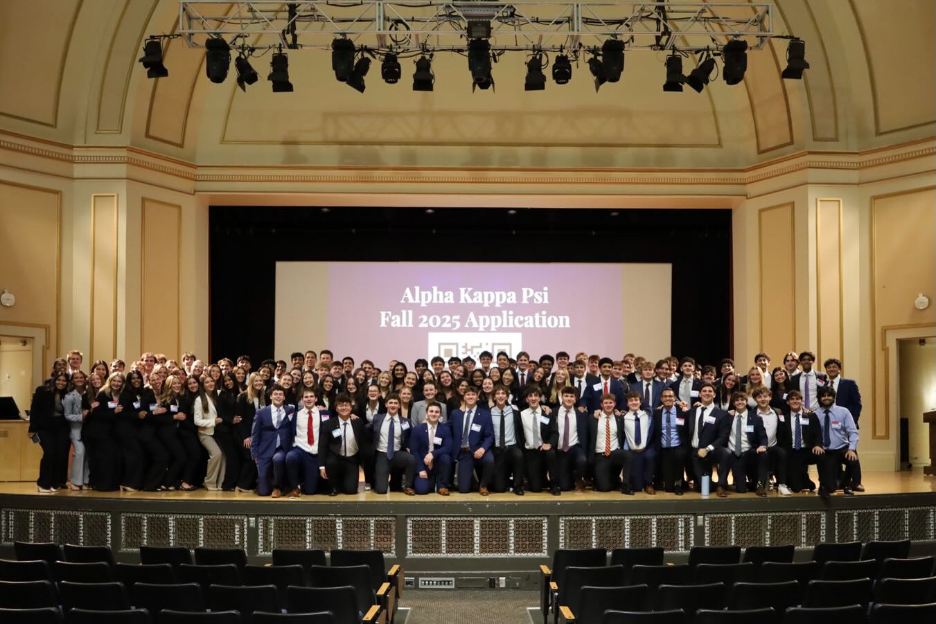 Today is the day! Info Night is at Foellinger Auditorium tonight from 7-9 PM and the dress code is Business Casual. We are so excited to meet all of you!
Reminder that our application and interest form are both live in the link in our bio. Make sure you fill out the interest form prior to attending! See you soon!
Reach out to rush@akpsiuiuc.biz if you’re unable to attend!