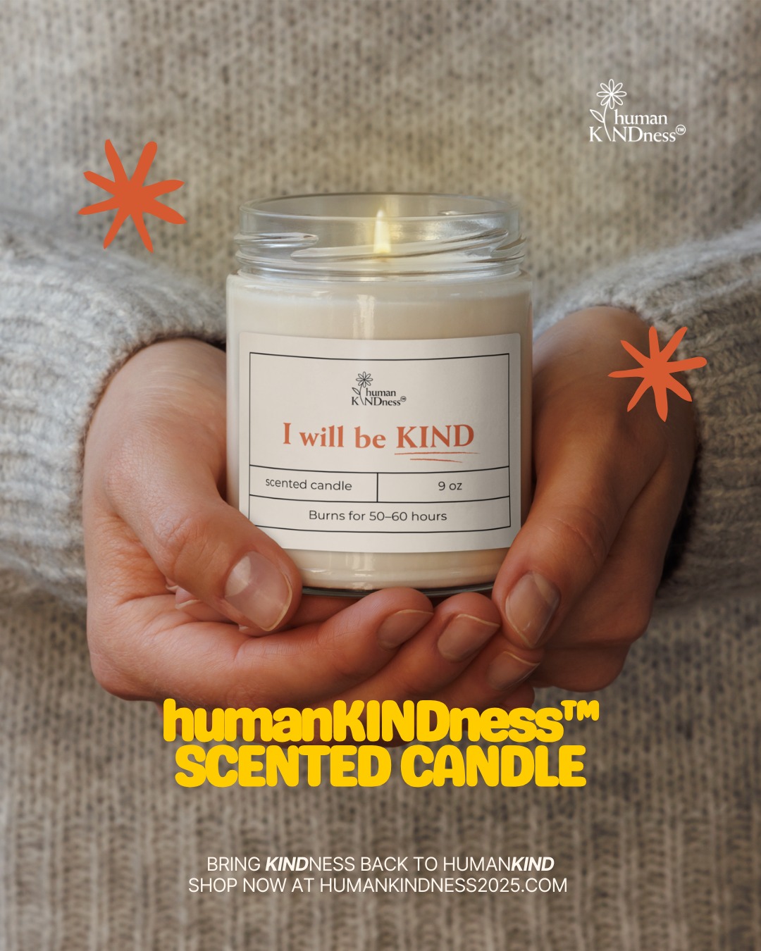 humanKINDness™ Commitment Scented Candle 🕯️💛
This candle is a quiet promise you make to yourself and to the space you hold.
Part of the Commitment Capsule, this custom candle is designed to slow things down and bring intention into everyday moments ✨. Soft, inviting, and clean burning, it creates an atmosphere that feels grounded, warm, and thoughtfully chosen. Light it during reflection, rest, or meaningful conversation, and let it remind you that commitment can be gentle and powerful at the same time.
Poured with a natural soy wax blend and housed in a reusable glass jar ♻️, this candle fits beautifully into self-care rituals, home decor, and intentional gifting. The customizable label lets you tell a story that lasts beyond the flame, whether it is seasonal, evergreen, or deeply personal.
Because choosing KINDness also means choosing calm, care, and presence 🤍
Available scents:
🍎 Apple Harvest
🎄 Christmas Warmth
🍂 Cinnamon Vanilla
🧺 Clean Cotton
🌺 Peppered Passionfruit
🌊 Sea Salt and Orchid
🤍 Unscented
🌿 White Sage and Lavender
Shop now at https://zurl.co/cgBb4 🛍️✨
#humanKINDness2025 #MakeAmericaKINDAgain #humanKIND