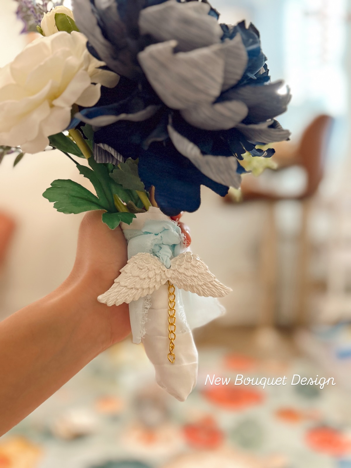 New Bouquet Design 💌
When I first created these clay angel wing charms, I had no idea what they would one day become. Now, as I prepare for my own wedding, I can’t imagine my bouquet without them. Each charm was handcrafted by me, with delicate details woven into every piece—meant to hold memories, love, and meaning close.
What you see here is just the foundation of a truly special keepsake. I’ve created a small test batch of 15 pieces to see how this design resonates with my audience before expanding it further. I’ll be adding cherished charms and photos of all my angels to complete a bouquet ribbon that tells my story in the most beautiful and heartfelt way 🧷✨ How will you complete yours?!