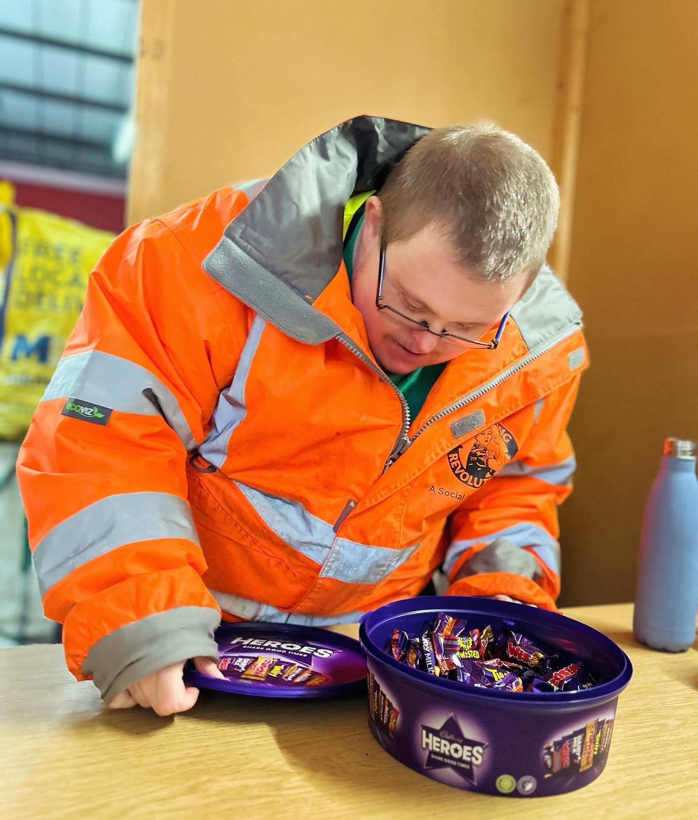One of the hardest jobs, deciding what chocolate to choose. #workhardplayhard #recycle #recycling #volunteer #workplacement #learningdisabilities #learningdisabilityawareness #sheffieldissuper #sheffieldnetworking #supportsmallbusiness #socialenterprise #wastemanagement