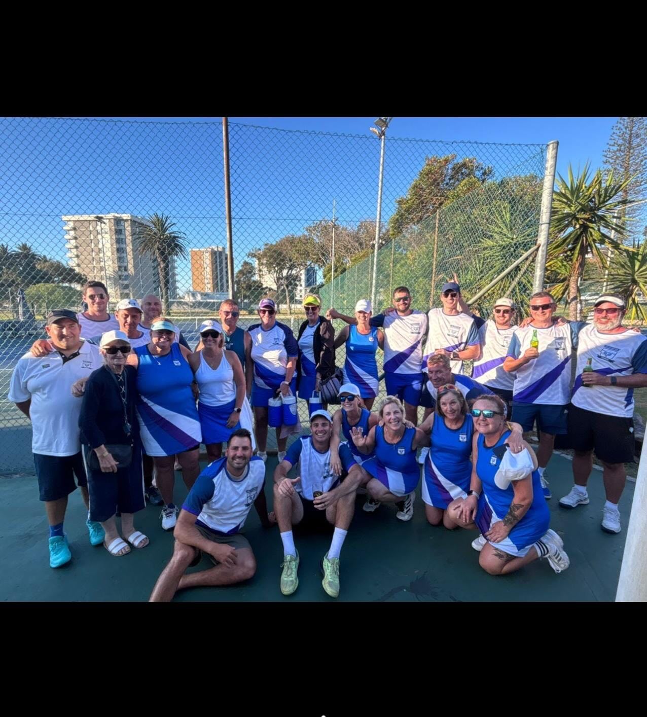 Milnerton Tennis Club at its best. Winning 4 out of 5 fixtures today. Wonderful support, brilliant tennis and the best atmosphere anyone can ask for. Well done Millies.
