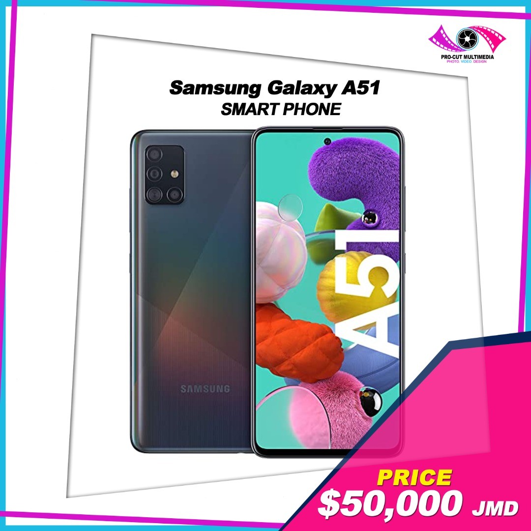 Samsung Galaxy A51 128GB Smart Phone. DM, call or Whatsapp us to place your order. #smartphone #iphone #samsung #pro #android #apple #technology #xiaomi #mobile #tech #phone #oneplus #plus #s #instagood #huawei #ios #gadget #oppo #realme #celular #gadgets #tecnologia #vivo #technews #redminote #photography #redmi #smartphones #procutmultimedia