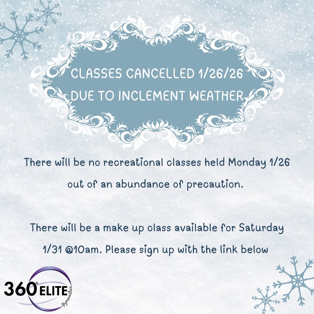 Stay warm and safe out there!