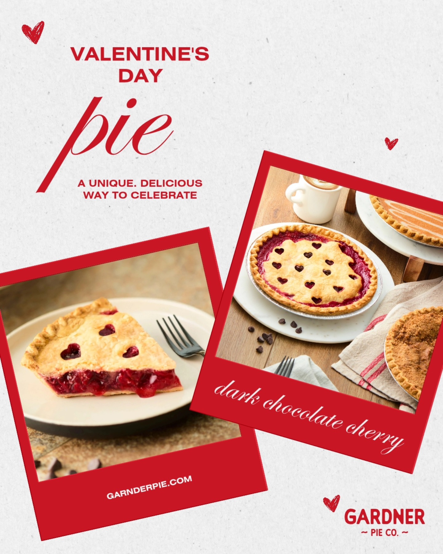 Happy Valentine's Day from your favorite pie company ❤️
#gardnerpie #valentinesday #valentinesdessert