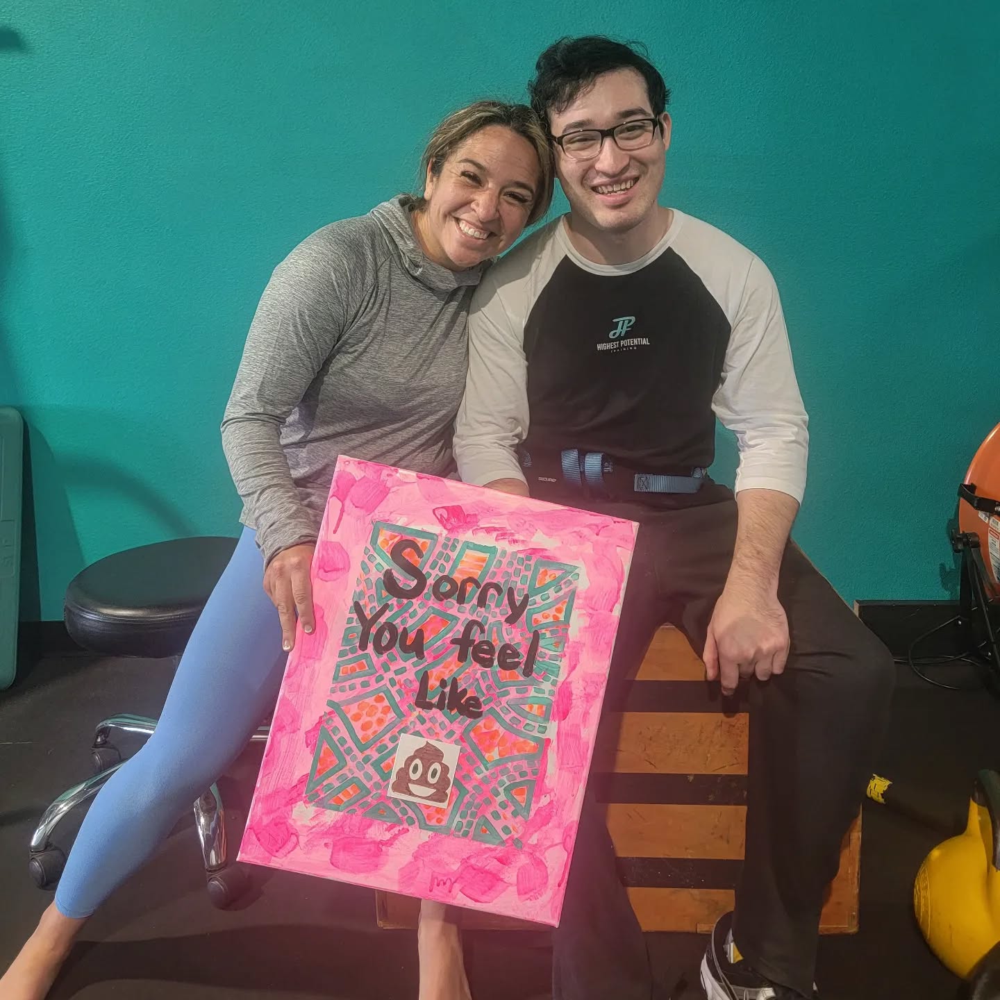 HPT is so blessed our peeps may have unique brains, spines, feet, and behaviors but one thing is for damn sure all our peeps have the biggest HEARTS. Jax day-to-day sessions are filled with laughter and love thanks to all of you peeps!
We are so grateful to get to work with not only the sweetest clients but also their families, friends, and caregivers (the real mvps ya'll know who you are😉).
THANK YOU for trusting us to work with your loved ones and continuing to bring love, smiles, laughter, and hard work 💪our hearts are full 💕
@highestpotentialtraining wouldn't exist without ya'll
.
.
.
PS Thanks @sully.matt for the thoughtful painting you have such a caring thoughtful soul 💖
.
.
.
#inspiring #motivation #motivationmonday #motivational #motivationalvideos #motivation101 #motivationoftheday #growthmindset #newportbeachca #newportbeachcalifornia #newportbeachbusiness #newportbeachphysicaltherapy #newportphysicaltherapy #physicaltherapycalifornia #costamesapersonaltrainer #physicaltherapist #injuryrecovery #sportsrecovery #flexibilitytraining #flexibilitygoals #mobilitytraining #hipmobility #shouldermobility #jointhealth #performbetter #movebetter #wellnesscoaching