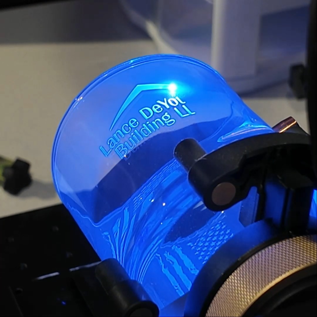 UV Lasers do anything! Even Glass! #laserengraving #benshot #smallbusinesssupportingsmallbusiness #ComMarker