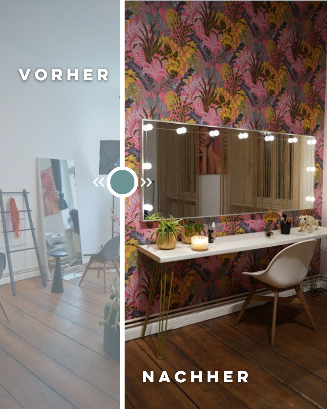 (Vorher ➡️ Nachher) Von „funktional“ zur Hollywood-Wohlfühloase.
Manchmal braucht ein Raum keine neuen Quadratmeter. Sondern eine klare Idee, Struktur und den Mut zur Veränderung.
In Staffel 4, Folge 3 von „Organize ’n Style – Isabella räumt auf!“ ist Isabella in Berlin bei Promi-Friseurin Reza Hoffmann.
Über ihrem Salon befindet sich ein Zweithaar-Studio für Perücken mit viel Potenzial, aber ohne klare Linie.
🎬 Das Vorher:
Ein wunderschöner Berliner Altbau mit Charme.
Doch der Raum wirkte unruhig, wenig gemütlich und ließ weder die Arbeit noch die Kundinnen wirklich strahlen.
✨ Das Nachher:
Ein stilvoll gestaltetes Perückenstudio im Hollywood-Look: große Spiegel mit Lichtern, eine extravagante Tapete, klare Zonen für Beratung, Styling und Teamarbeit.
Ordnung, Design und Funktion greifen ineinander und der Raum wird zur echten Wohlfühloase.
Reza ist happy. 🙌🏻
Und genau das ist das Ziel von professioneller Ordnung:
Räume so zu gestalten, dass sie Menschen unterstützen, stärken und sie widerspiegeln.
Genau solche Vorher-Nachher-Projekte zeigen, was möglich ist, wenn Ordnung mehr ist als Aufräumen:
Ein Beruf mit Wirkung, Kreativität und Sinn.
👉 Wenn du Ordnung zum Beruf machen möchtest, dann starte deine Online-Ausbildung zum zertifizierten Ordnungscoach bei der Akademie der Ordnung.
Link in Bio ✨
#ordnungscoach #homeorganizing #raumwirkung