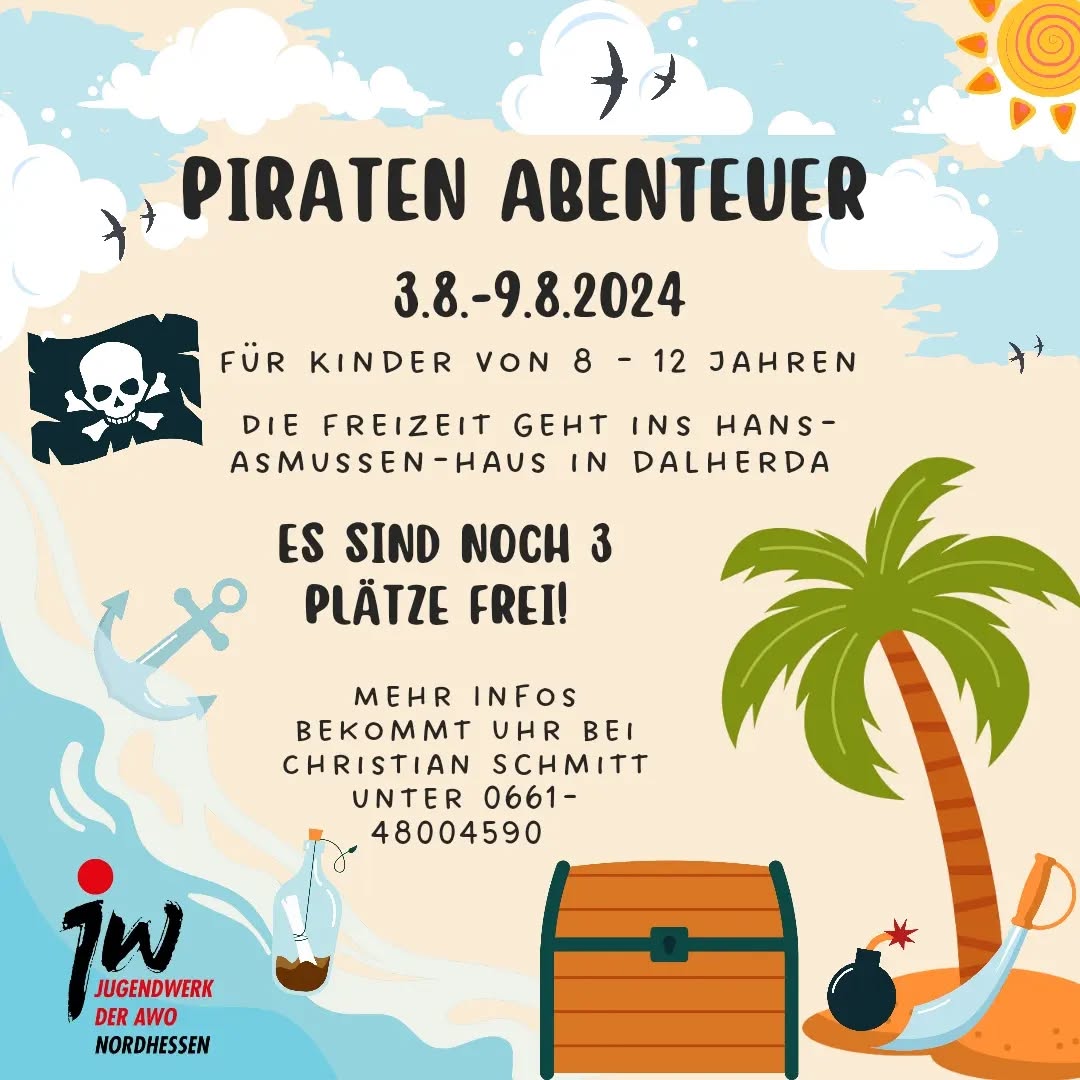 Wer hat Lust auf ein Piraten Abenteuer in Dalherda? 🌞