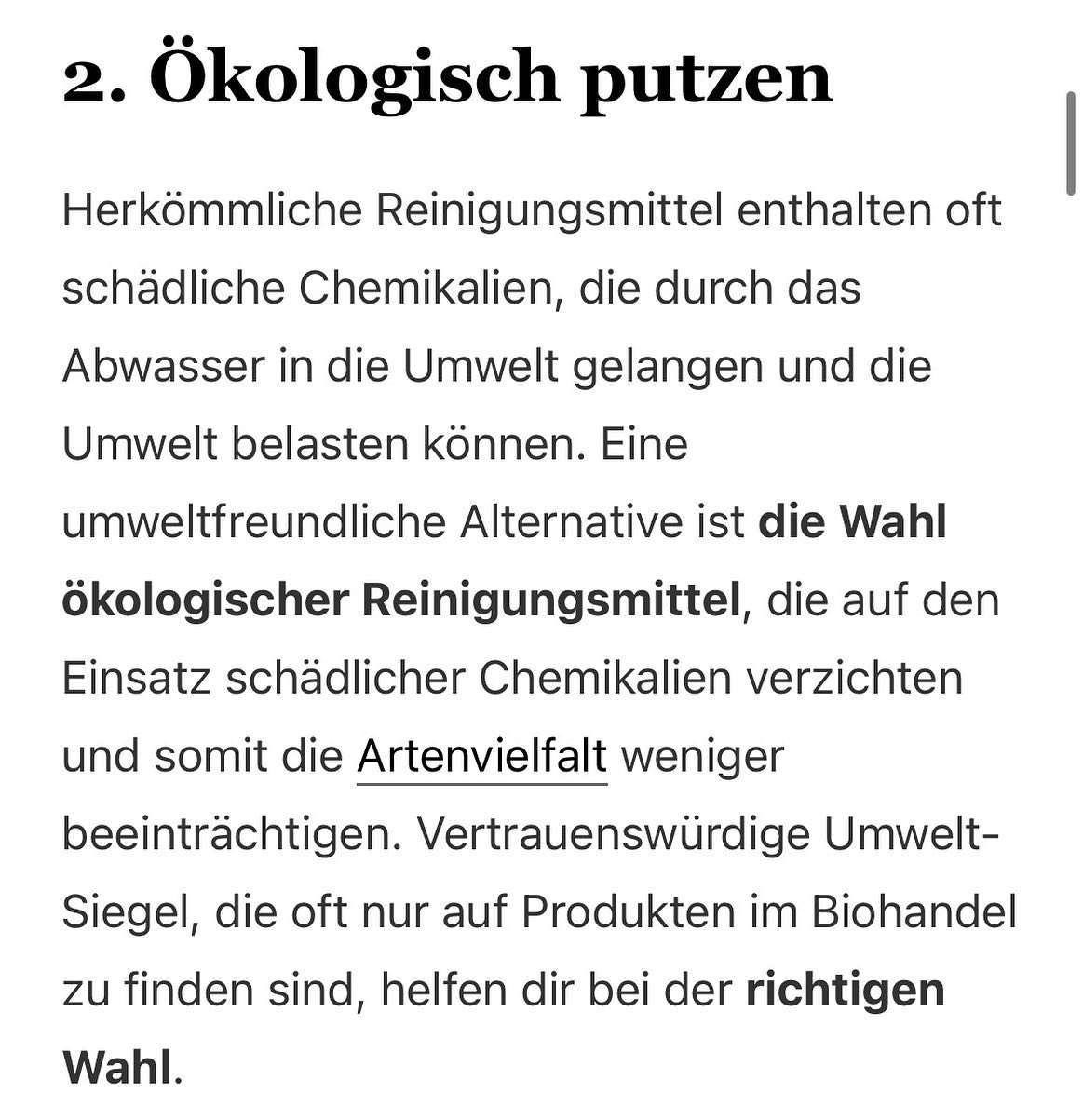 Tipp Nr.2 - mit welchem Putzmittel putzt ihr? #ökologischabbaubar #artenschutz #kinderbuch #startnextcrowdfunding