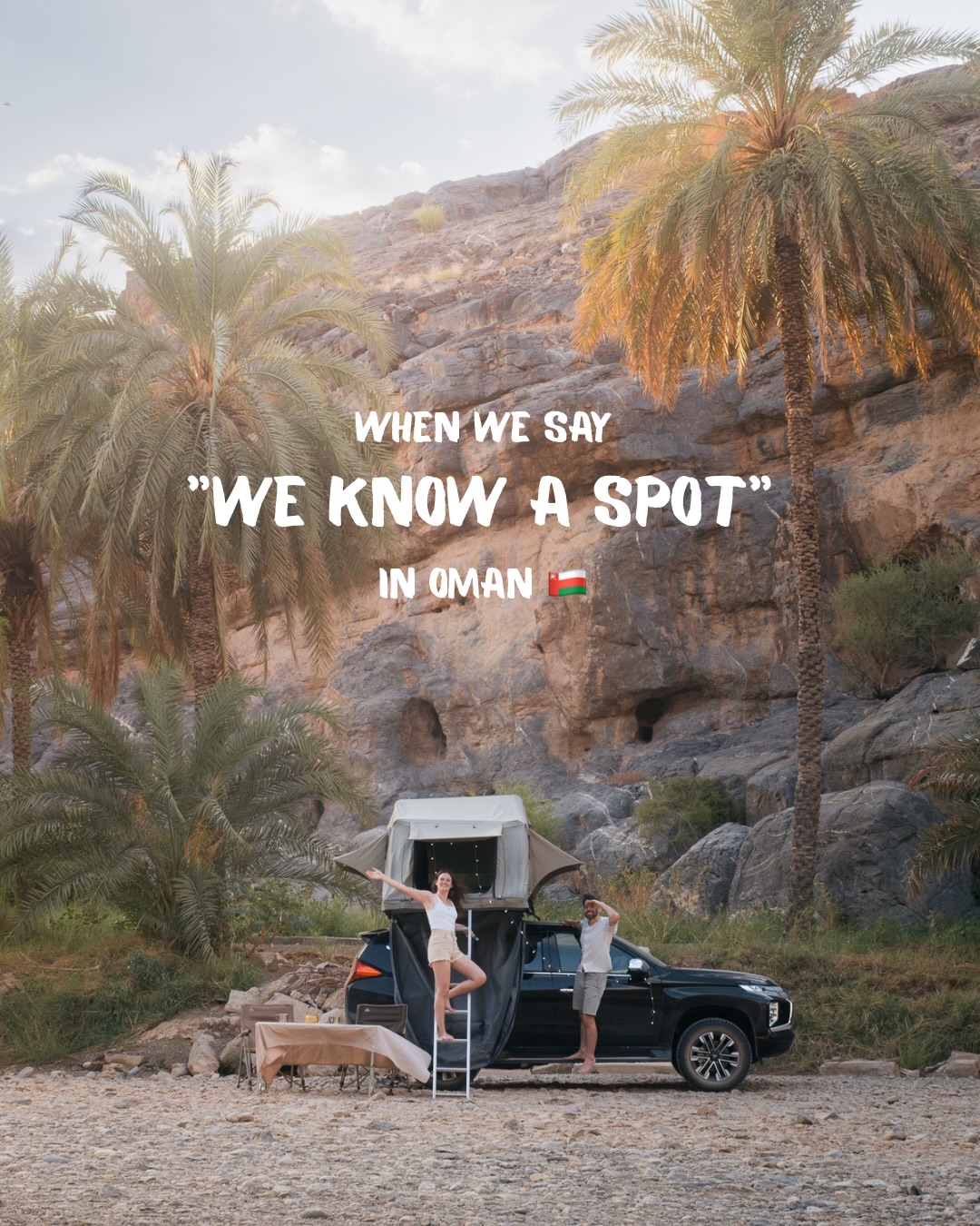Wenn wir sagen „wir kennen einen Spot“,
dann meinen wir genau das. 📸
Welcher Spot ist euer Favorit?
1. Nizwa
2. Wahiba Sands
3. Wadi al Arbeieen
4. Sugar Dunes
5. Yiti Viewpoint
6. Dschabal Schams
7. Jabreen Castle
8. Sultan Grand Mosque Muscat
9. Wadi Shab
10. Birkat Al Mouz
👇 Nummer in die Kommentare
.
.
.
#omanroadtrip #dachzeltreise
#overlandingoman #reiseblog #omanphotography