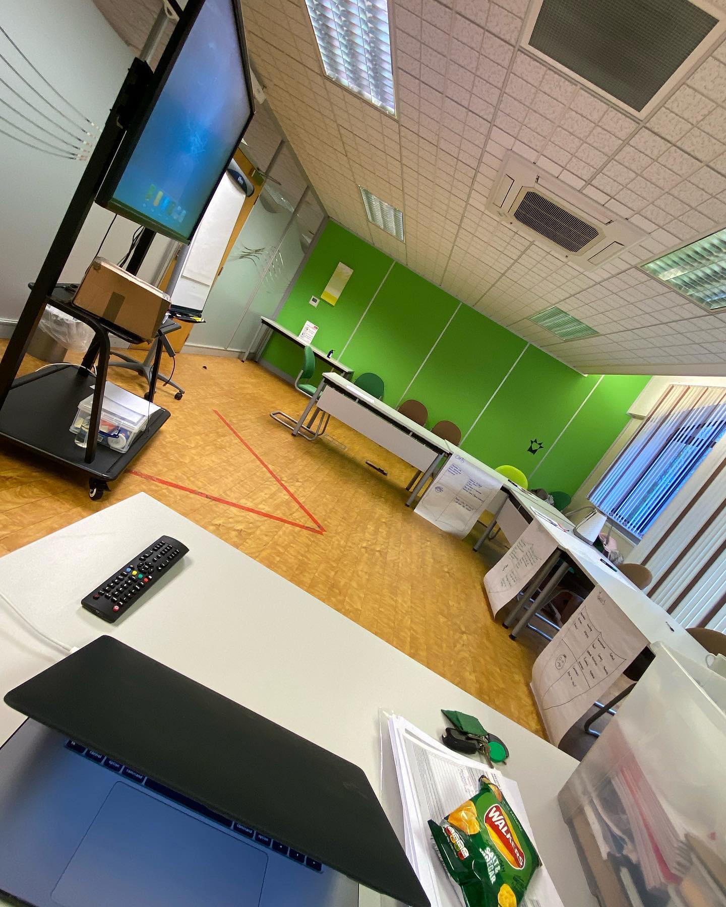 FAW - Crewe - June 2022. Getting ready for my group today