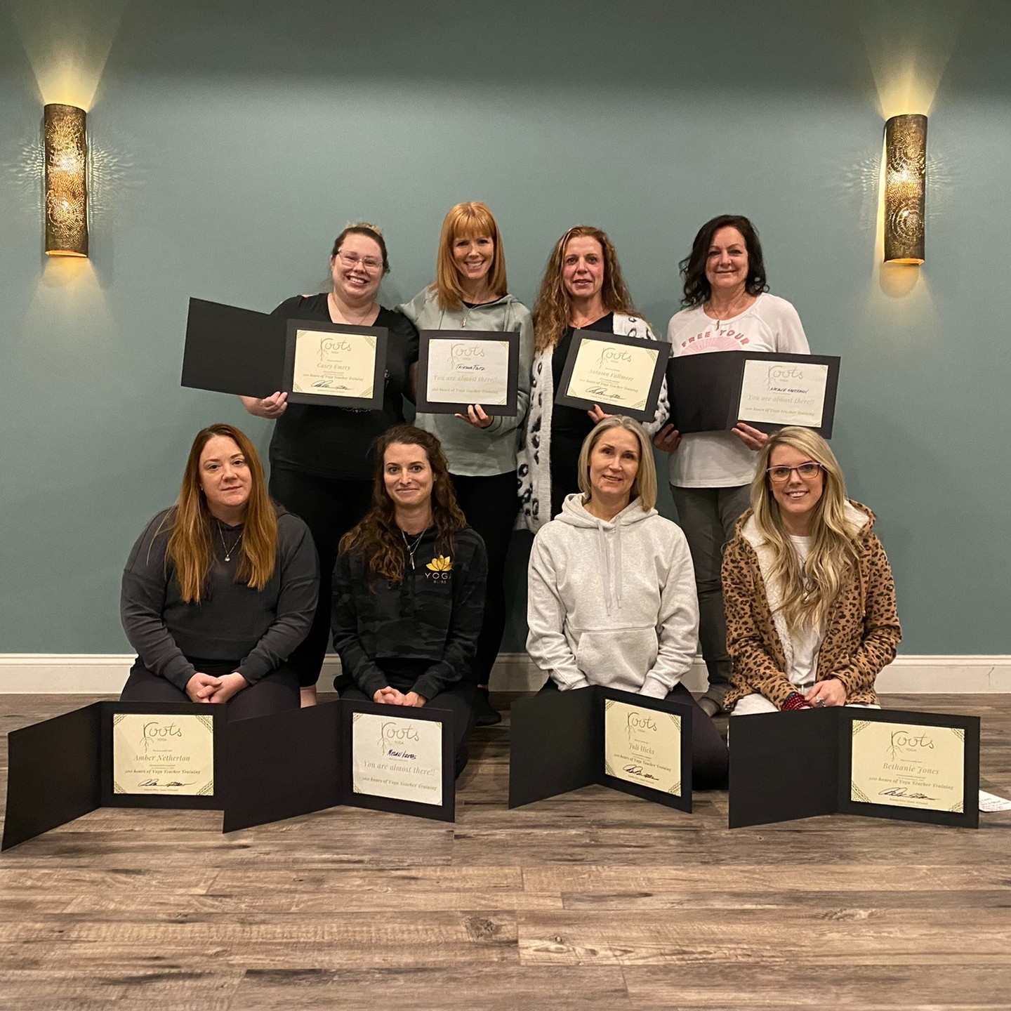 A week ago, I got to celebrate these beautiful souls completing a year of growth, courage, and support for themselves and each other.
They explored, learned, and opened themselves up to what is possible.
They deserve to be celebrated-
500 hour YT‘s - well earned!
@anewperspective.life @tristanafoutz @autumnfully808 @theambernetherton @megma4love
Natalie S
Juli H
Bethanie J
#rootsyogawadsworth
#yogateachertraining
#growthmindset