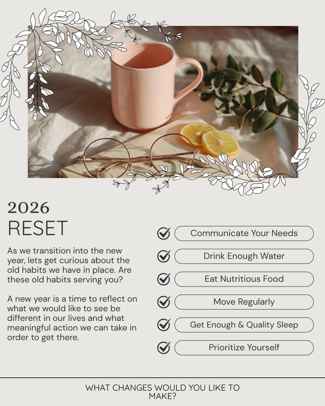 The New Year is upon us! If you’ve been considering coming to therapy make this the year you reach out! Therapy is not a place where people go just because “things are bad” or “have problems”, sure I see that in my practice as reasons why some folks come in, but it can also be a space to be supported in working towards personal growth goals or enhancing relationships even if no problems exist! This is a positive space to learn about yourself, grow, receive support and talk about things that you may not otherwise have the space to share about. If this sounds like something you’d love to experience, get in touch with me ☺️