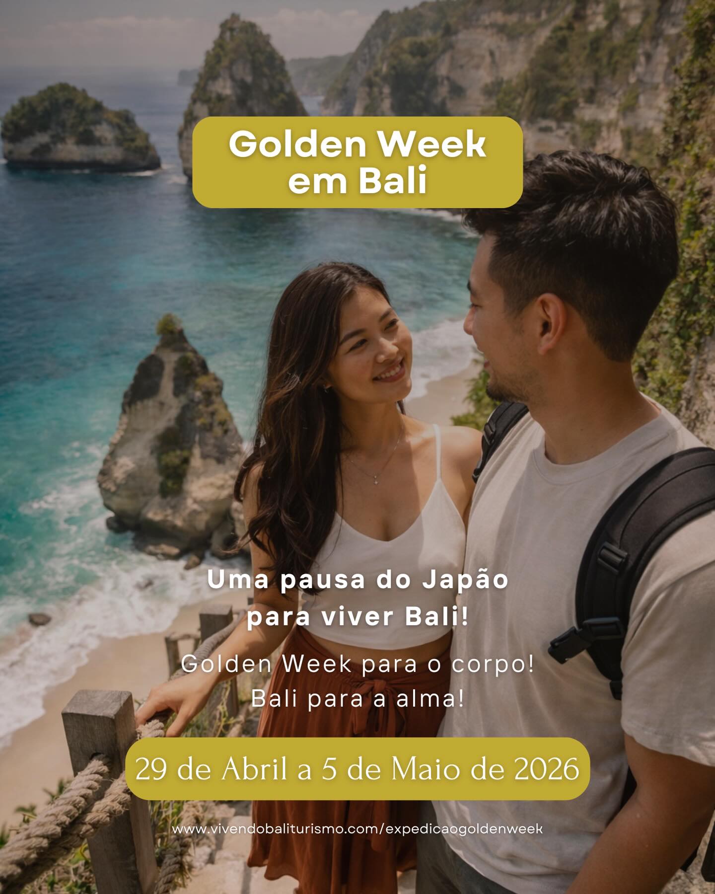 Uma pausa do JapĂŁo para viver Bali. đș
Durante a Golden Week, criamos uma expedição pensada especialmente para brasileiros que vivem no Japão e desejam viajar sem pressa, com propósito e conexão.
Templos, natureza, praias, cultura e momentos de descanso â tudo em portuguĂȘs, em um grupo que compartilha histĂłrias parecidas com a sua.
Golden Week para o corpo. Bali para a alma. âš
Vagas limitadas.
#GoldenWeek #Bali #BrasileirosNoJapão #VivendoBali #ExpediçãoBali ViagemComPropósito